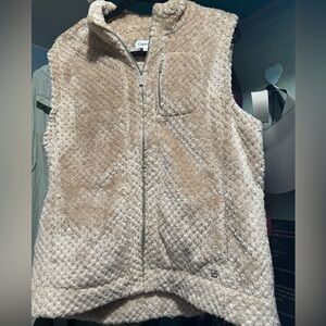 Calvin Klein Taupe Quilted Vest